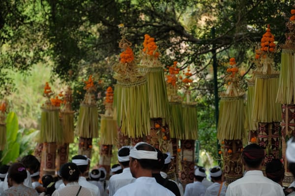 Empowering Balinese youth to perform weekly cultural shows at Pura Tirta Empul, a Hindu temple